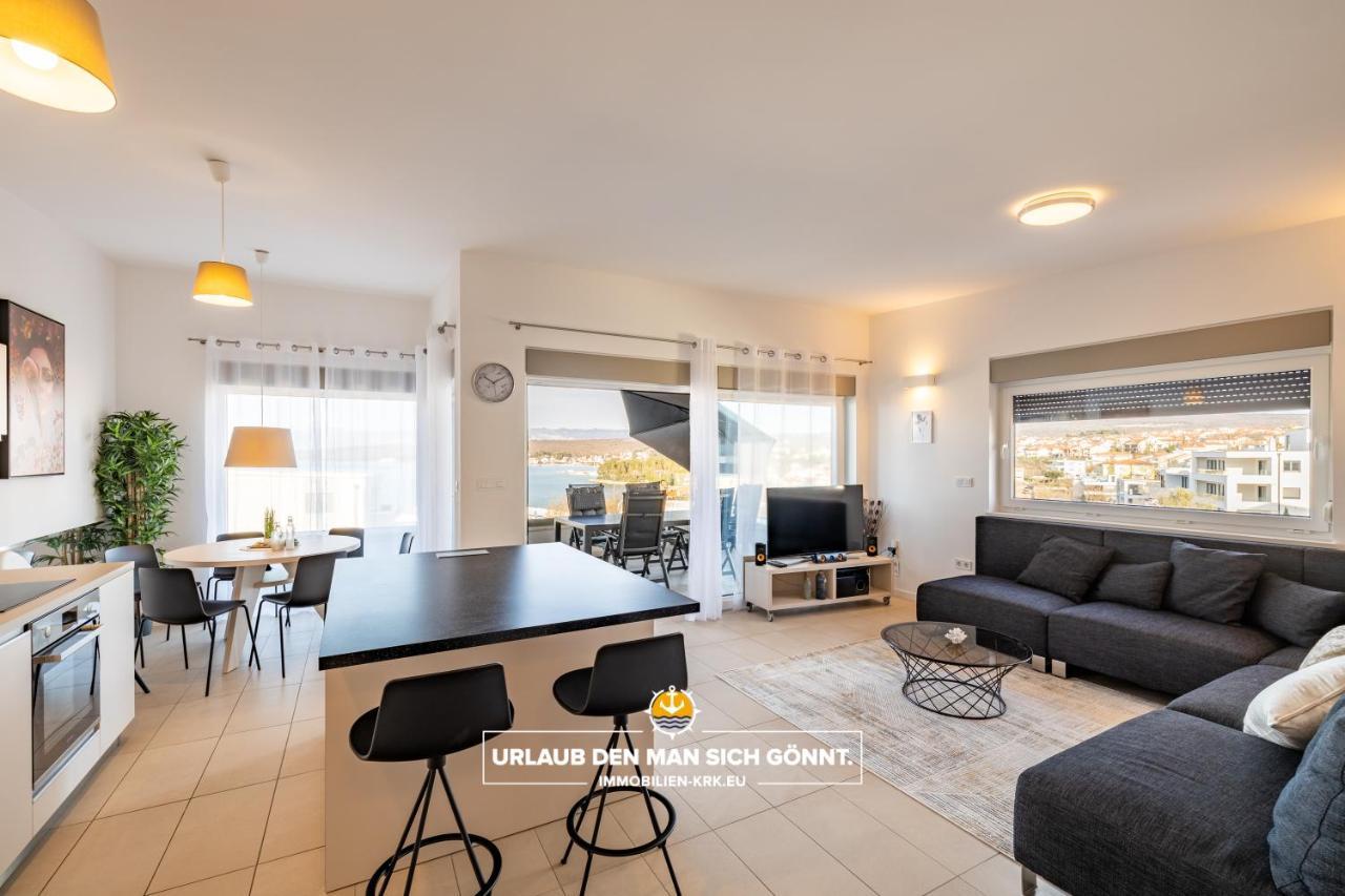 Apartment Panorama Deluxe in Malinska Exteriör bild